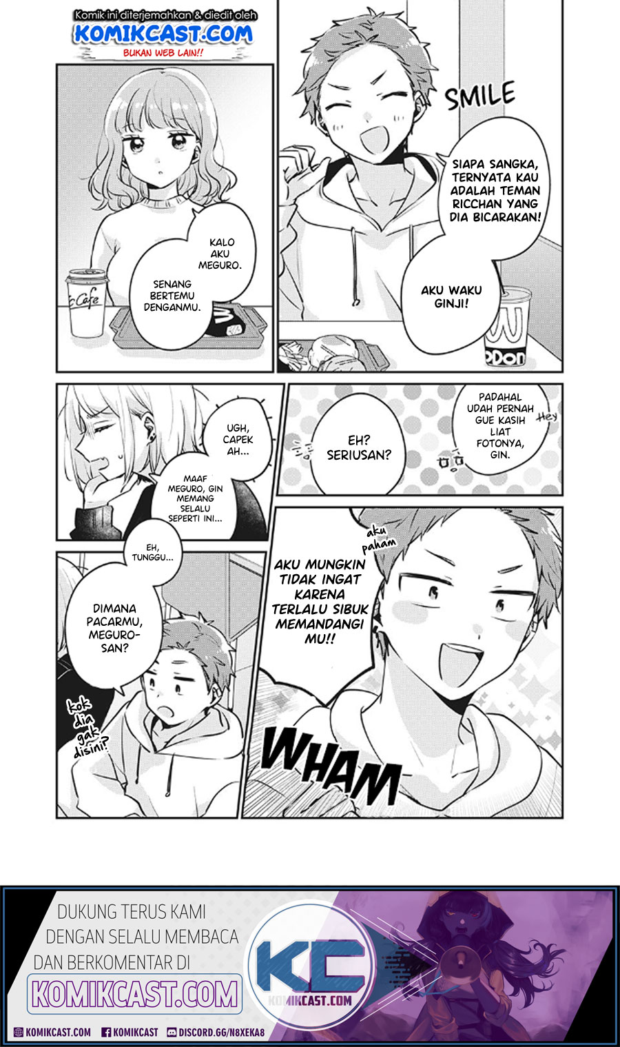 It’s Not Meguro-san’s First Time Chapter 26 Bahasa Indonesia
